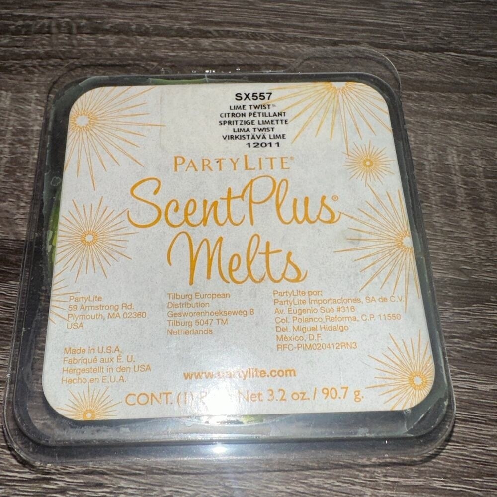 PARTYLITE ScentPlus Melts lime twist party lite candle melt
